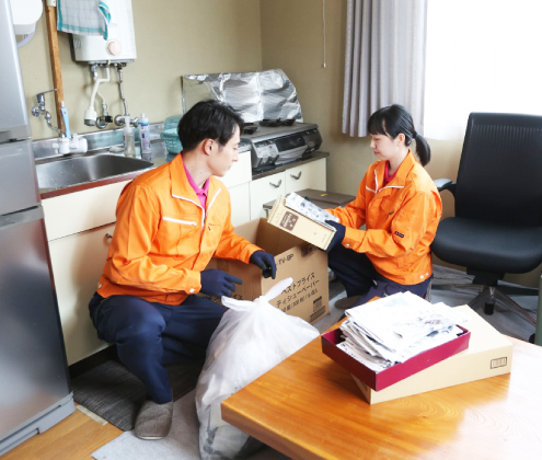 粗大ごみ、遺品整理、生前整理、特殊清掃